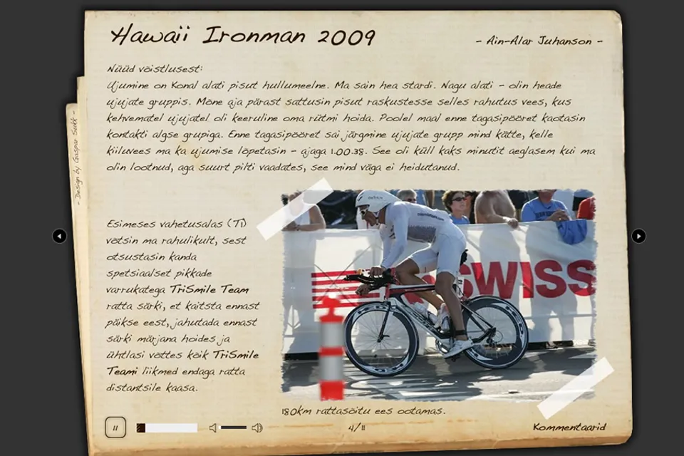 Aini Hawaii Ironman 2009 päevik